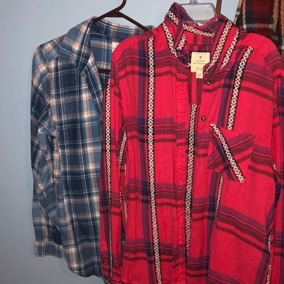 American Eagle Outfitters Tops - AE flannels